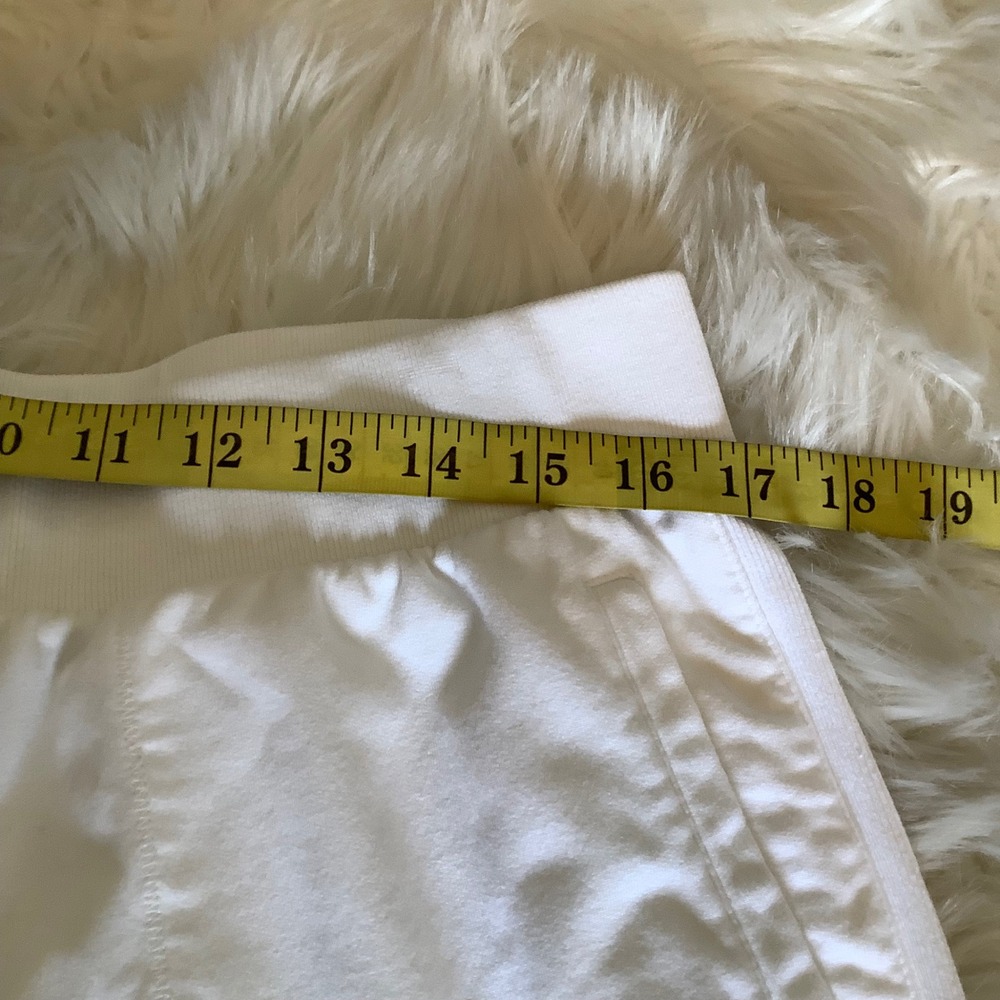 T by Talbots Women White Wide Leg Crop Pants XL Petite Cotton Modal Stretch XLp - Picture 10 of 16